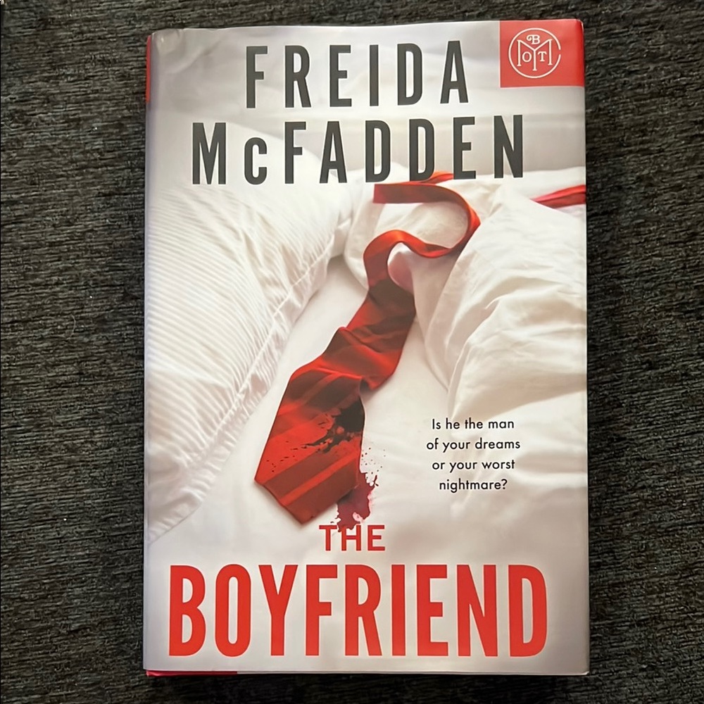 The Boyfriend by Freida McFadden Hardcover Book